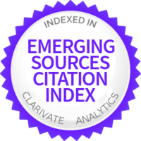 Indexed in Thomson Reuters' Emerging Sources Citation Index ESCI